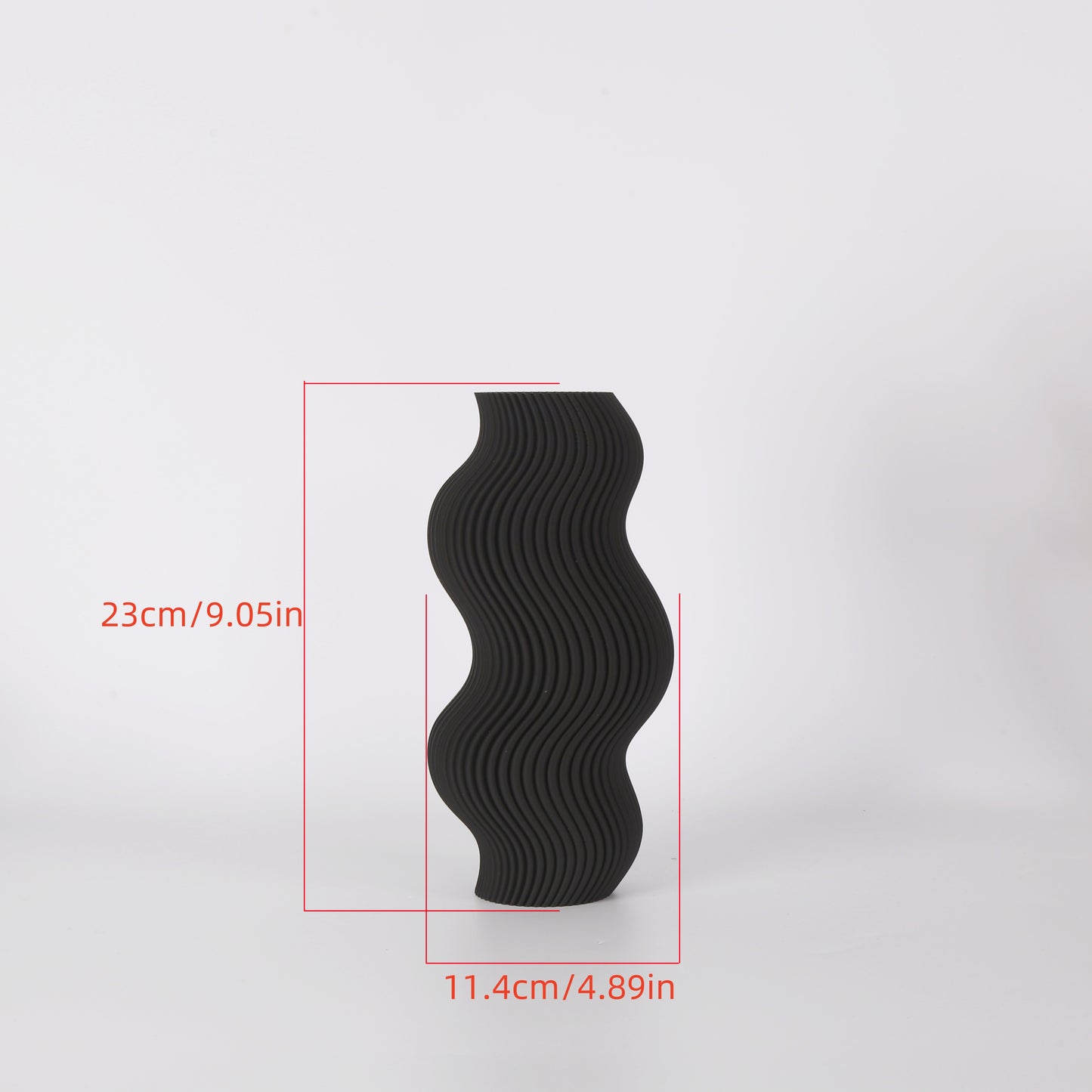 Unique Modern Black Vase - Elevate Your Home's Beauty