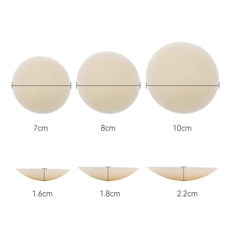 Invisible Silicone Nipple Covers: Adhesive Breast Pads