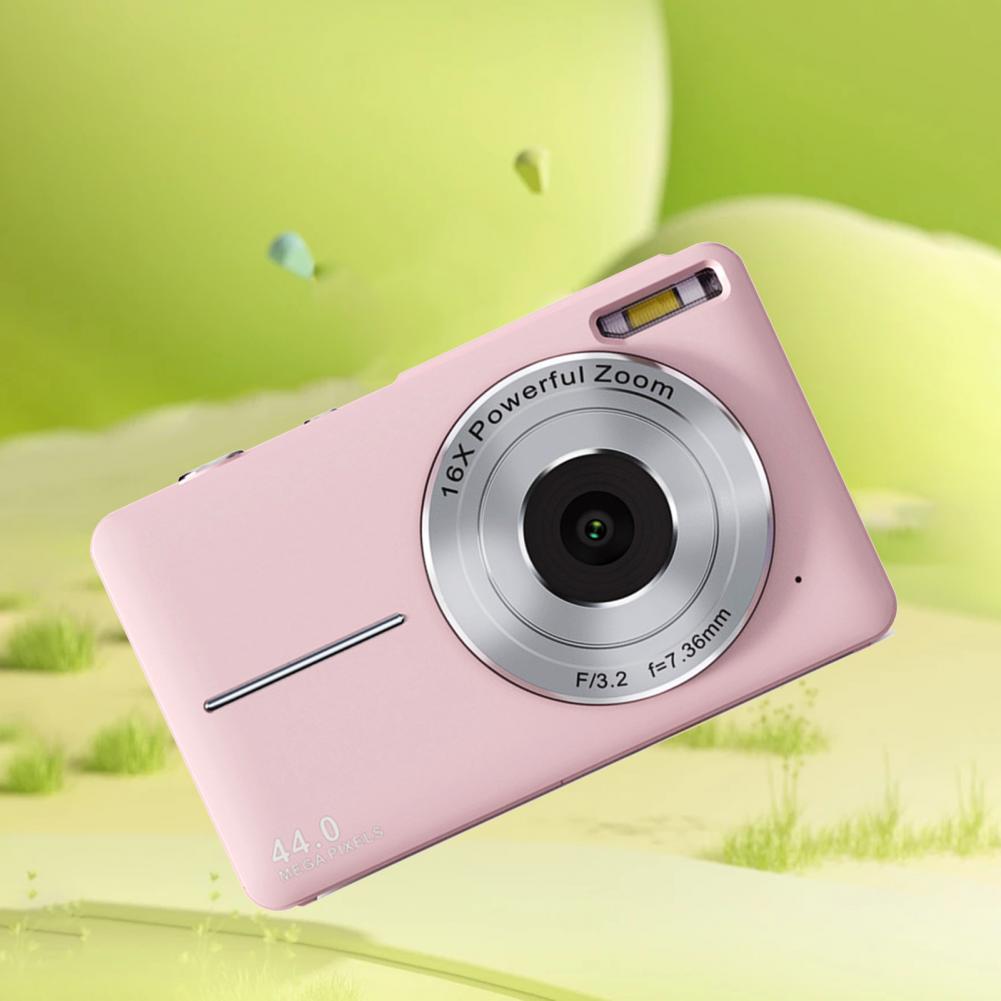 1080P 44MP Vlogging Camera with 16X Zoom & LED Flash