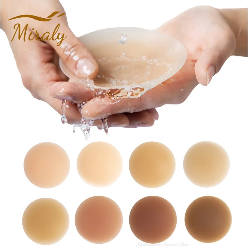 Invisible Silicone Nipple Covers: Adhesive Breast Pads