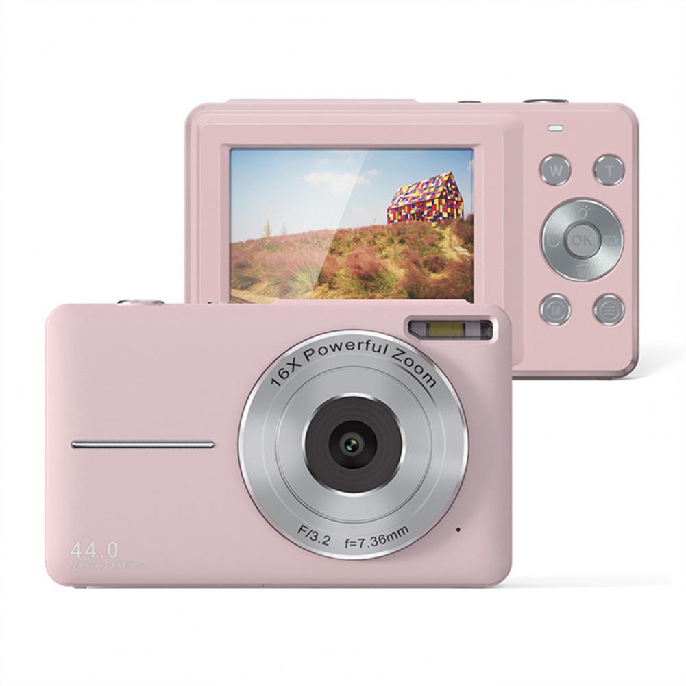 1080P 44MP Vlogging Camera with 16X Zoom & LED Flash