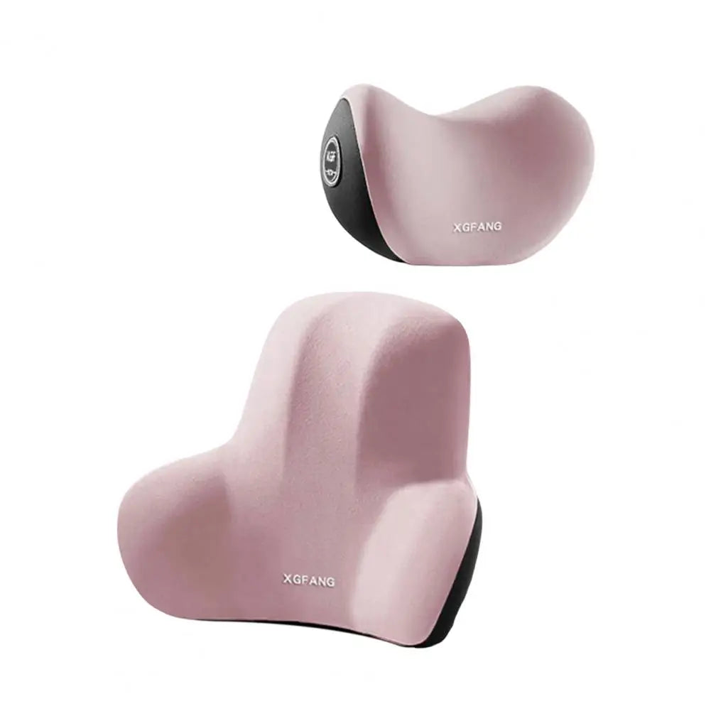 Car Headrest & Lumbar Support Memory Foam Cushion Kit