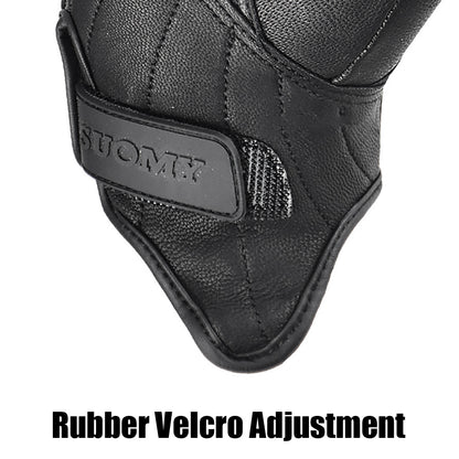 Motorcycle Gloves Breathable Goat Leather Touchscreen