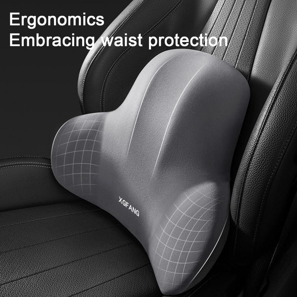 Car Headrest & Lumbar Support Memory Foam Cushion Kit