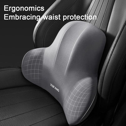 Car Headrest & Lumbar Support Memory Foam Cushion Kit