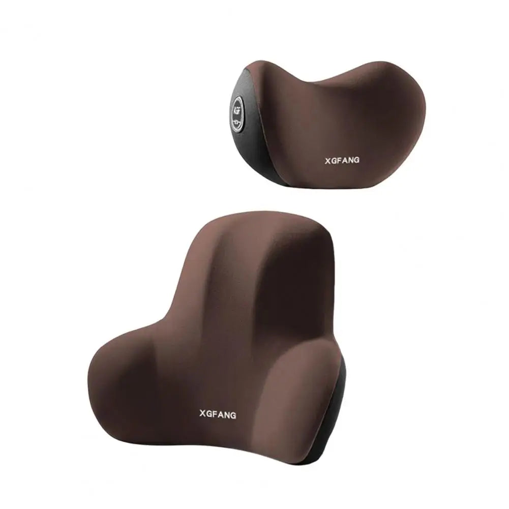 Car Headrest & Lumbar Support Memory Foam Cushion Kit