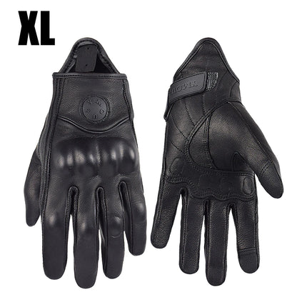 Motorcycle Gloves Breathable Goat Leather Touchscreen