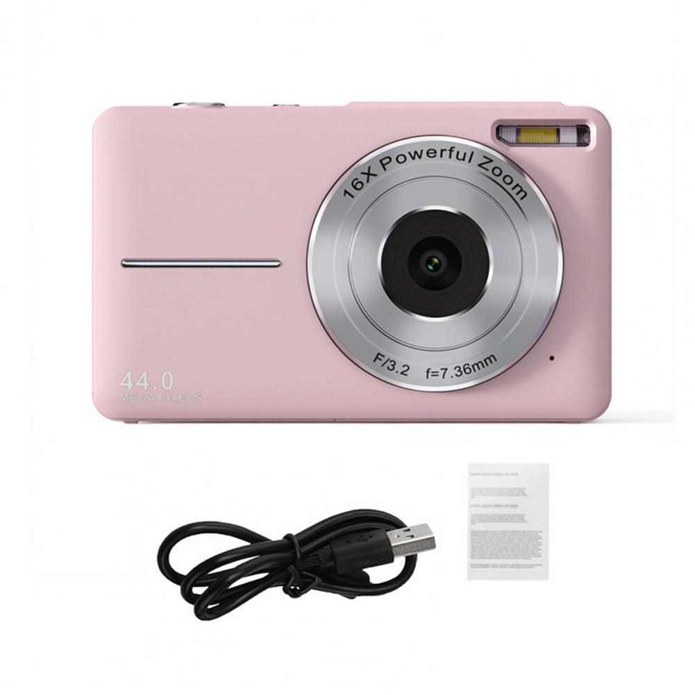 1080P 44MP Vlogging Camera with 16X Zoom & LED Flash