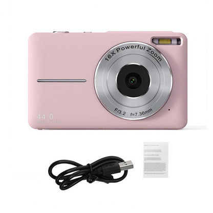 1080P 44MP Vlogging Camera with 16X Zoom & LED Flash